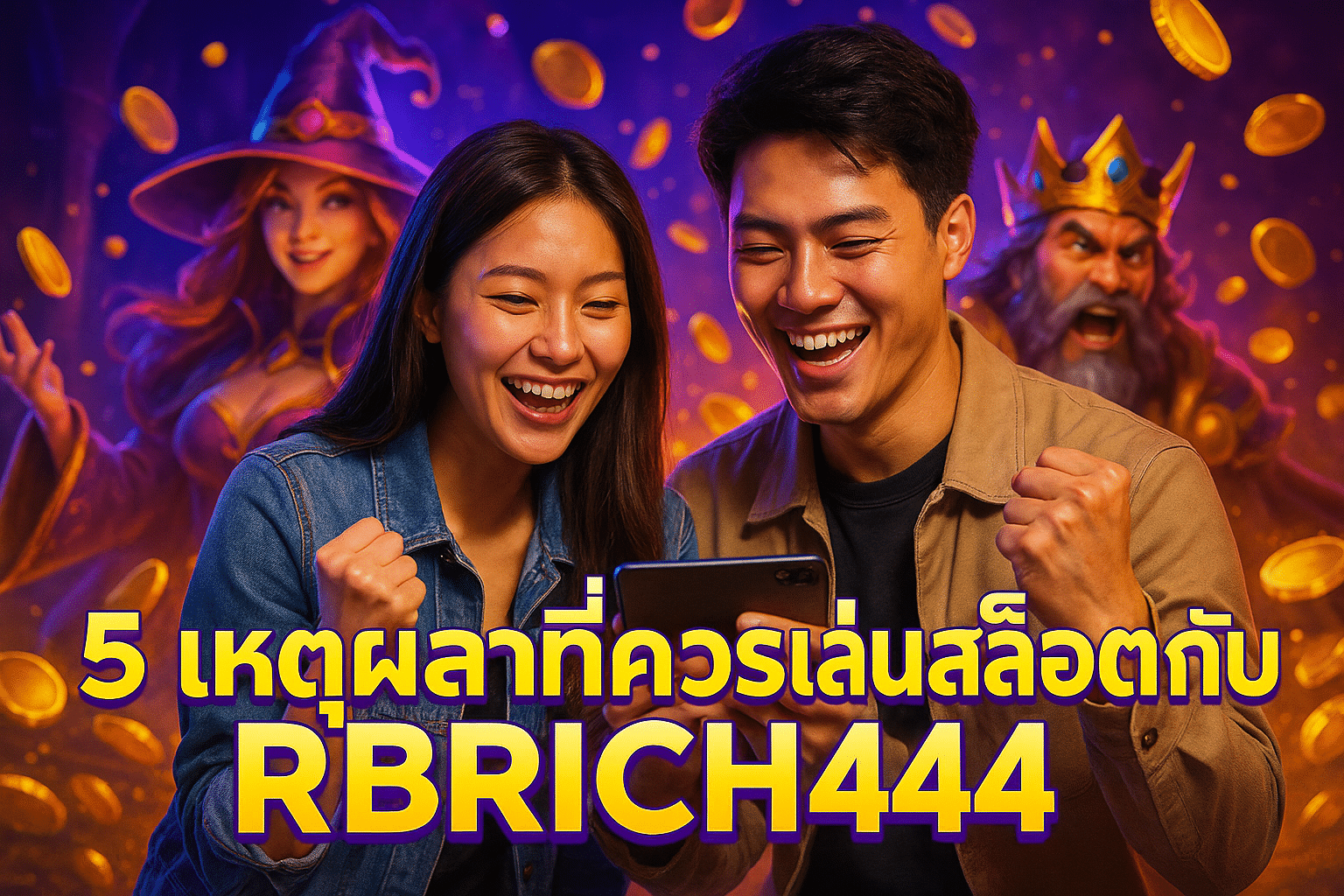 5 เหตุผลที่ควรเล่นสล็อตกับ RBRICH444