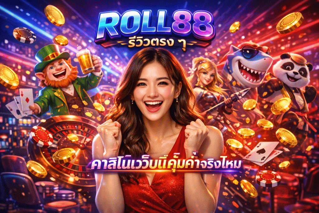 ROLL88 รีวิวตรง ๆ คาสิโนเว็บนี้คุ้มค่าจริงไหม