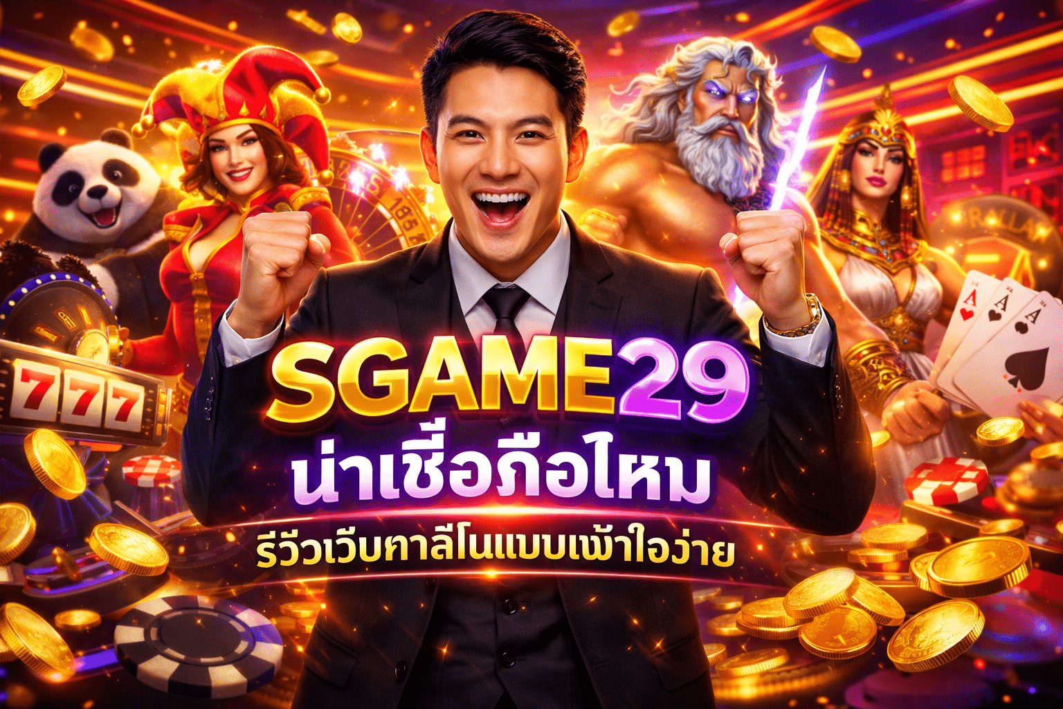 SGAME29 น่าเชื่อถือไหม รีวิวเว็บคาสิโนแบบเข้าใจง่าย